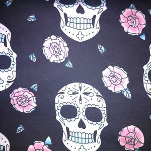 Skull capri length Leggings
